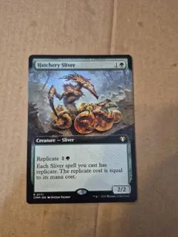 Hatchery Sliver (Extended Art) Commander Masters Regular - Image 1