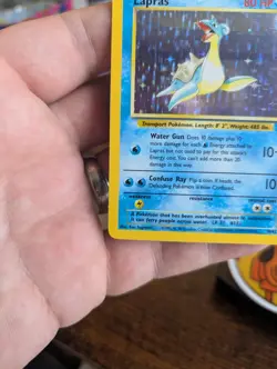 Pokemon TCG Lapras Fossil Holo Card 10/62 Series 1999 Wotc NM - Image 4