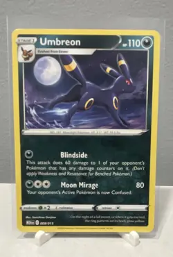 Pokemon Umbreon 009/015 Stage 1 110 HP Blindside English Card MINTY! - Image 1