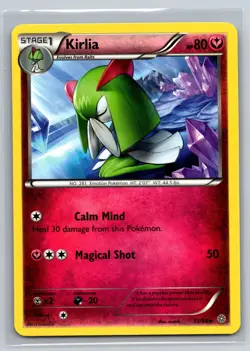 Kirlia 53/98 XY Ancient Origins Pokemon Card Fairy Stage 1 Calm Mind Magical - Image 1