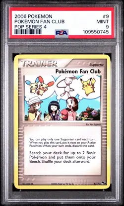 Pokemon Fan Club 9/17 Pop Series 4 - PSA 9 - Image 1