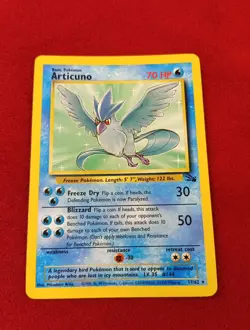 Articuno #17 - Fossil Non Holo Rare - 1999 Pokemon TCG Lightly Played - Image 1