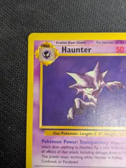 Pokemon TCG Haunter Fossil 21/62 Non-Holo Rare, LP Condition - Image 3
