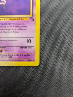 Pokemon TCG Haunter Fossil 21/62 Non-Holo Rare, LP Condition - Image 5