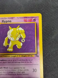 Pokemon TCG Hypno Fossil 23/62 Unlimited Non-Holo Rare, LP Condition - Image 4
