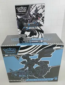 Pokemon TCG Black Bolt ETB & Booster Bundle - NEW/FACTORY SEALED - Image 1