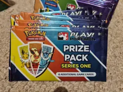 Play! Pokemon Prize Pack Series 1 NINE SEALED! - Image 1
