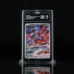 2023 POKEMON PAR EN-PARADOX RIFT ILLUSTRATION RARE #199 GROUDON TAG 9 - Image 1