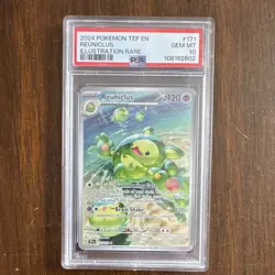Pokemon TCG Reuniclus 171/162 Temporal Forces Illustration Rare Holo PSA 10 - Image 1