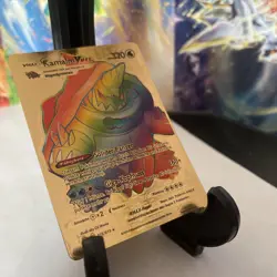 Pokemon Rainbow Gold Foil Kamalm VMAX 320 HP 🔥Fan Art🔥N/M - Image 3