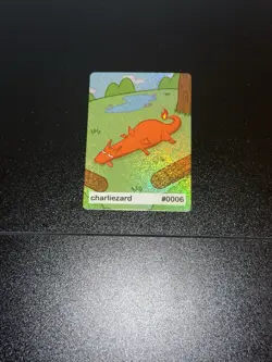 Charliezard (Charizard) #6 - Set Hit Holo - Gen 1 Pookiemoot Fan Art - Pokemon - Image 1