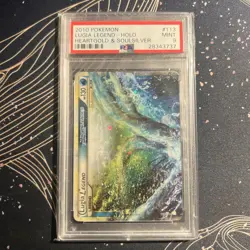 2010 POKEMON HEARTGOLD & SOULSILVER LUGIA LEGEND-HOLO-TOP-PSA 9 - Image 1