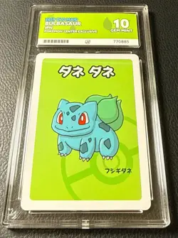 ACE 10 Bulbasaur Old Maid Pokemon Center Exclusive Ace Label Japanese - Image 1