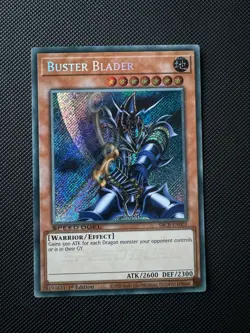 Buster Blader SBCB-EN003 1st Edition Secret Rare YuGiOh Speed Duel - Image 1
