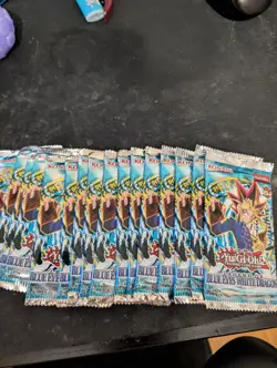 Konami Yu-Gi-Oh Legend of Blue Eyes White Dragon 25th Edition Booster Packs X16 - Image 1