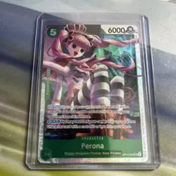 Perona OP14-033 SR One Piece Card Game English Azure Sea’s Seven Foil Nm - Image 1