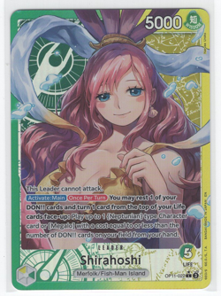 Shirahoshi OP11-022 Leader Alternate Art One Piece Card English A Fist of Divine - Image 1