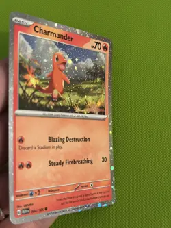 Charmander 004/165 Cosmos Holo Premium Collection 2023 - Pokemon Card TCG (NM) - Image 3