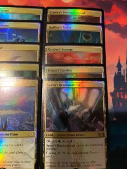 MTG Ikoria Lair of Behemoths Complete Set of Triomes Foil (10 cards) - Image 3