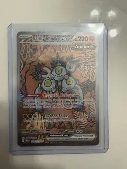 Pokemon TCG Sandy Shocks EX 159 Sir Prismatic Evolutions Card NM Condition - Image 1