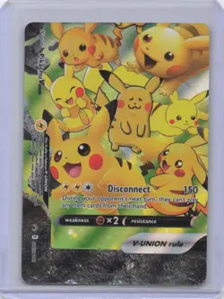 Pikachu V-Union [Set of 4] SWSH: Sword & Shield Promo Cards Holo - Image 3