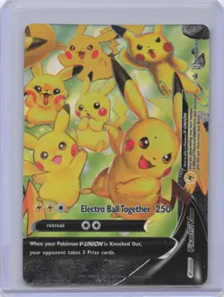 Pikachu V-Union [Set of 4] SWSH: Sword & Shield Promo Cards Holo - Image 4