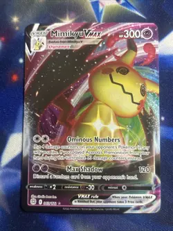 Mimikyu VMAX 069/172 Brilliant Stars Ultra Rare Holo Pokemon Card - Image 1