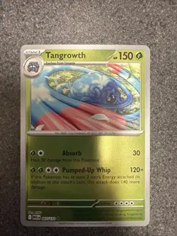 Tangrowth Mega Evolution Reverse Holo Card 007/132 ME01 Pokemon - Image 1