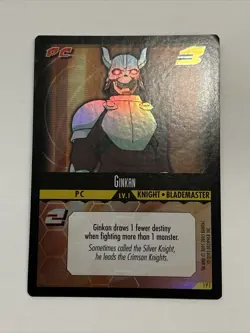 Ginkan Foil .hack CCG TCG Promo Card Decipher MP 1P1 - Image 1