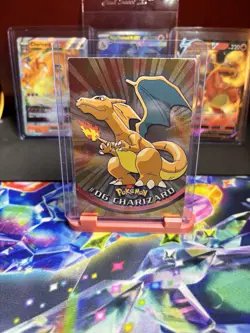 Charzard Pokemon Card Topps Holo #06 Lightly Played 1999 - Image 1