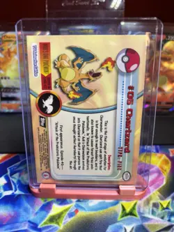 Charzard Pokemon Card Topps Holo #06 Lightly Played 1999 - Image 2