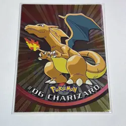 Charzard Pokemon Card Topps Holo #06 Lightly Played 1999 - Image 3