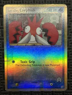 Pokemon Card - Team Aqua's Corphish Team Magma vs Team Aqua 50/95 Reverse Holo - Image 5
