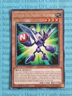 Epsilon The Magnet Warrior MP23-EN014 Rare Yu-Gi-Oh Card 1st Edition New - Image 1