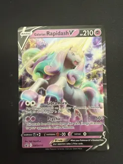 Galarian Rapidash V SWSH111 SWSH: Sword & Shield Promo Cards Holo - Image 1