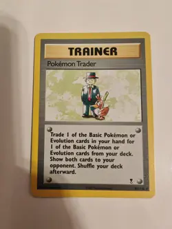 Pokemon Trader 103/110 Legendary Collection Rare Trainer Vintage Card LP 2002 - Image 1