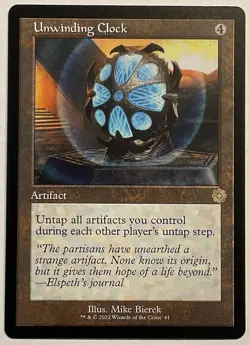MTG Unwinding Clock-The Brothers' War: Retro Frame NM-M - Image 1