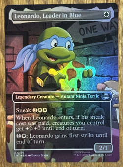 Teenage Mutant Ninja Turtles, Leonardo, Leader in Blue - Borderless Foil - Image 1