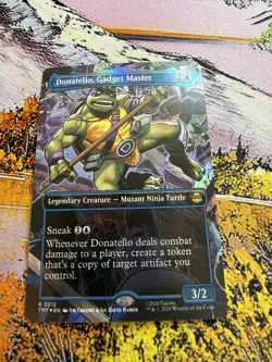 Donatello, Gadget Master Mtg R 0212 Extended Art Foil - Image 3