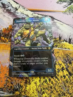 Donatello, Gadget Master Mtg R 0212 Extended Art Foil - Image 5