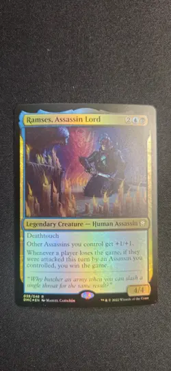 Ramses, Assassin Lord Commander: Dominaria United Foil - Image 1