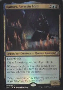 Ramses, Assassin Lord - Commander: Dominaria United: #39 - Foil Nm C254 - Image 1
