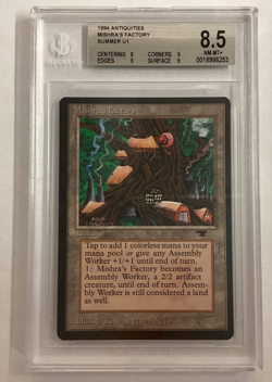 MTG Antiquities MISHRA’S FACTORY SUMMER BGS 8.5 (6253) Graded Power - Image 1