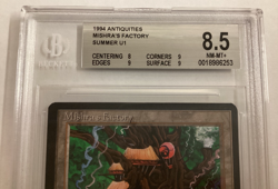 MTG Antiquities MISHRA’S FACTORY SUMMER BGS 8.5 (6253) Graded Power - Image 3