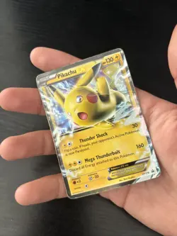 Pokemon Pikachu TCG Holo Black Star Promos Card EX XY174 - Image 3