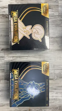 Pokemon (1) Mega Evolution Booster Box & (2) Mega Evolution ETBs Sealed - Image 5