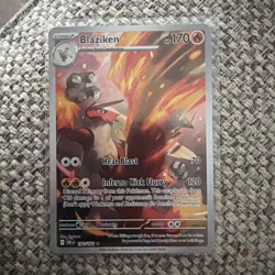 Pokemon TCG Blaziken 192/182 Destined Rivals Illustration Rare - Image 1