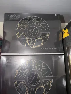 Pokemon TCG Sword & Shield Zamazenta ETB Elite Trainer Box Plus Factory Sealed - Image 1