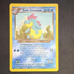 Pokemon Dark Croconaw 60 HP 32/105 Neo Destiny Uncommon Regular - Image 1