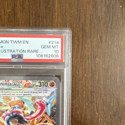 Pokemon TCG Greninja ex 214/167 Twilight Masquerade SIR Holo PSA 10 2024 - Image 4